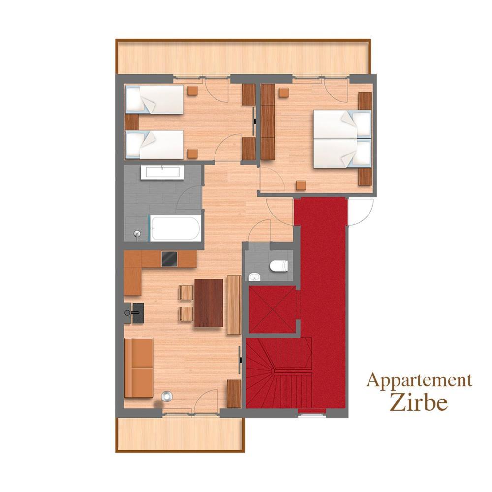 Appartements Innerthal Inneralpbach Exteriér fotografie